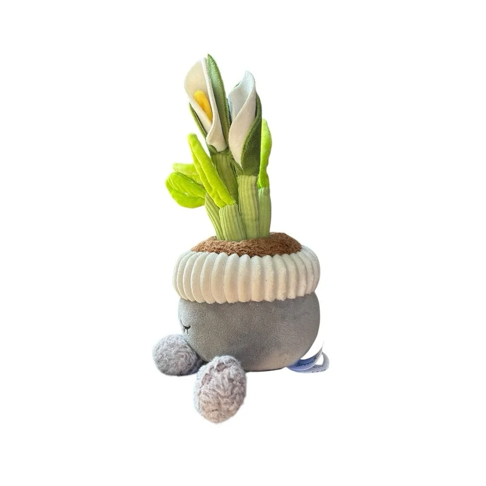 Greenhouse by Russ 12 Inch Plush Stuffed Succulent Plant Toy Calla Lily EUC